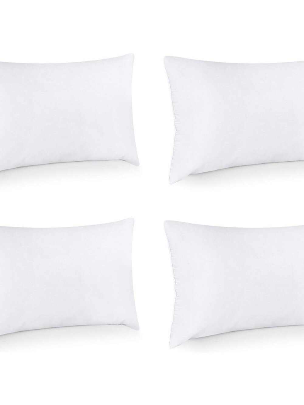 Throw Pillows, Decorative 12x20 pillow inserts, Set of 4